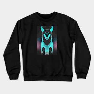 Dingo Colorful Art Print Crewneck Sweatshirt